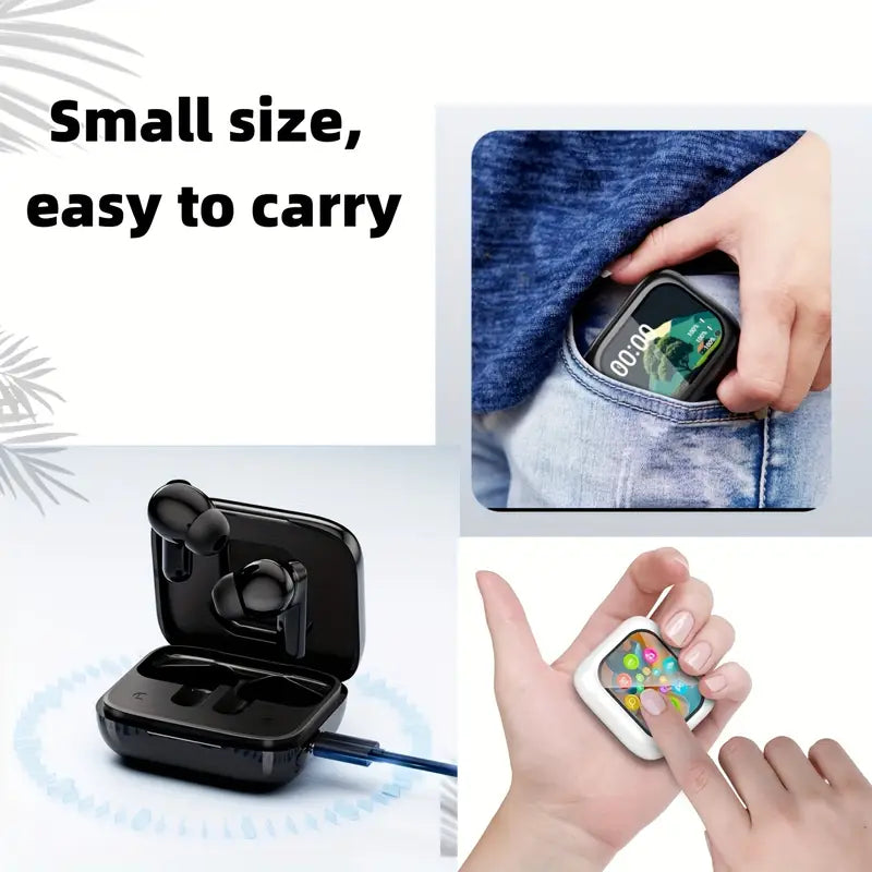 AI Smart Instant Language Translation Earbuds with LED Touch Display, Support 144 Languages