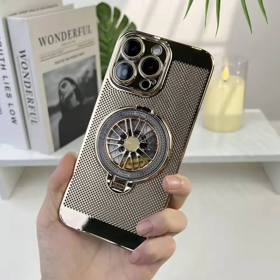 (Buy 1 Get 1 Free) iPhone 13 Series Brilliant Spin Rotating Wheel Stand Case