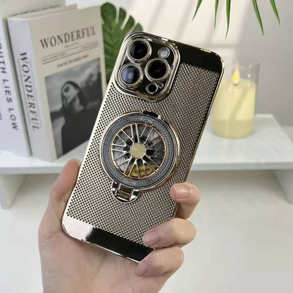 (Buy 1 Get 1 Free) iPhone 13 Series Brilliant Spin Rotating Wheel Stand Case
