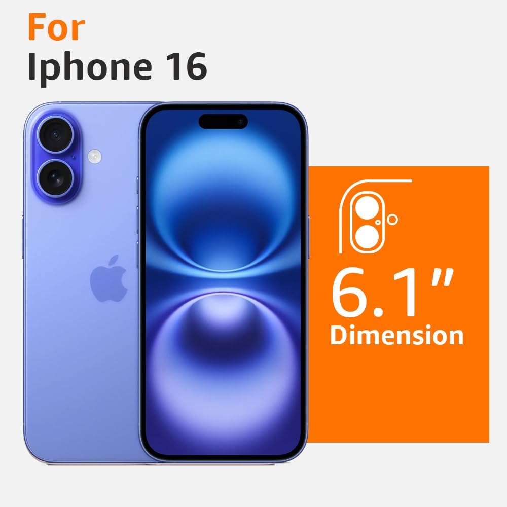 (Buy 1 Get 1 Free) iPhone 16 Back Case Cover