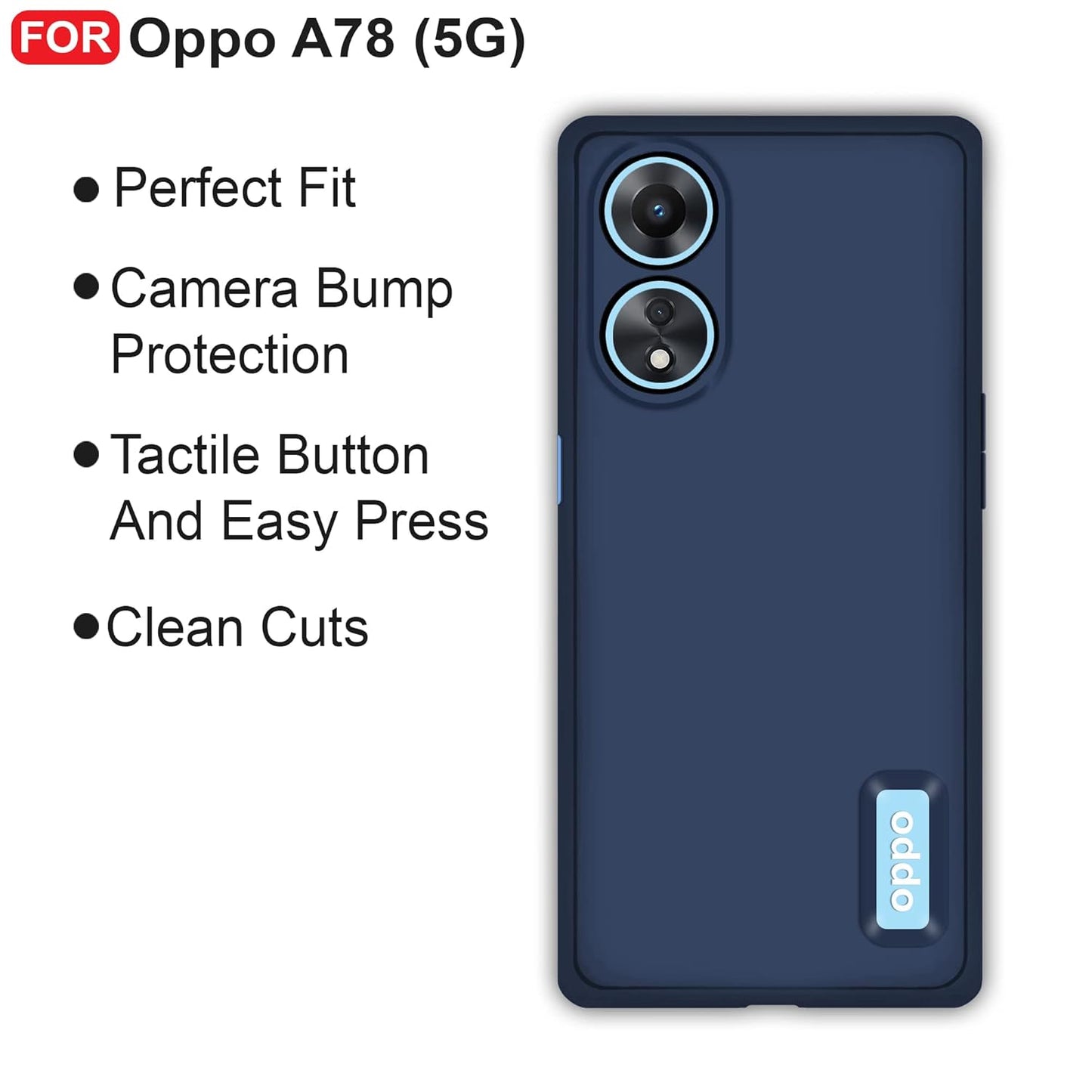 (Buy 1 Get 1 Free) Oppo A78 (5G) Back Cover