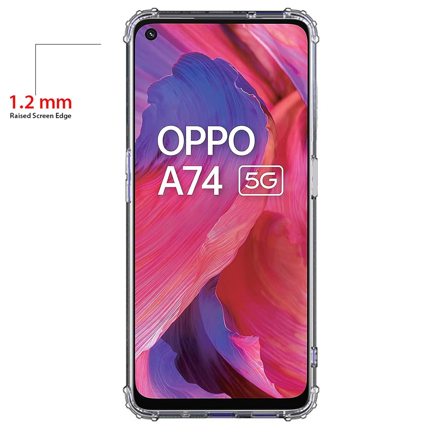 (Buy 1 Get 1 Free) Oppo-A74(5G)-TPU-Clear Case