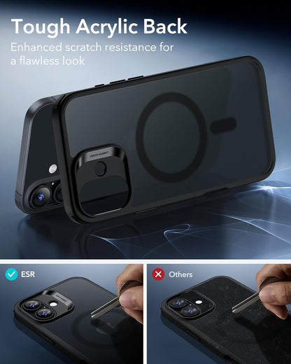 (Buy 1 Get 1 Free) iPhone 16 Back Case Cover with MagSafe (Black)