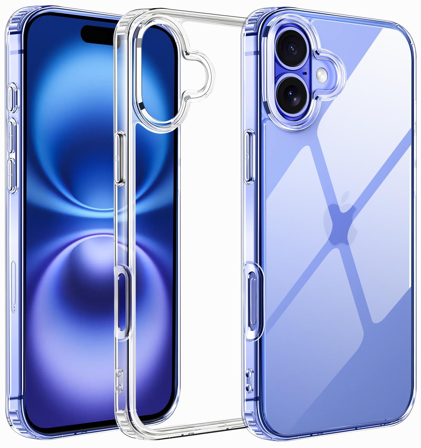 (Buy 1 Get 1 Free) iPhone 16 Back Case Cover