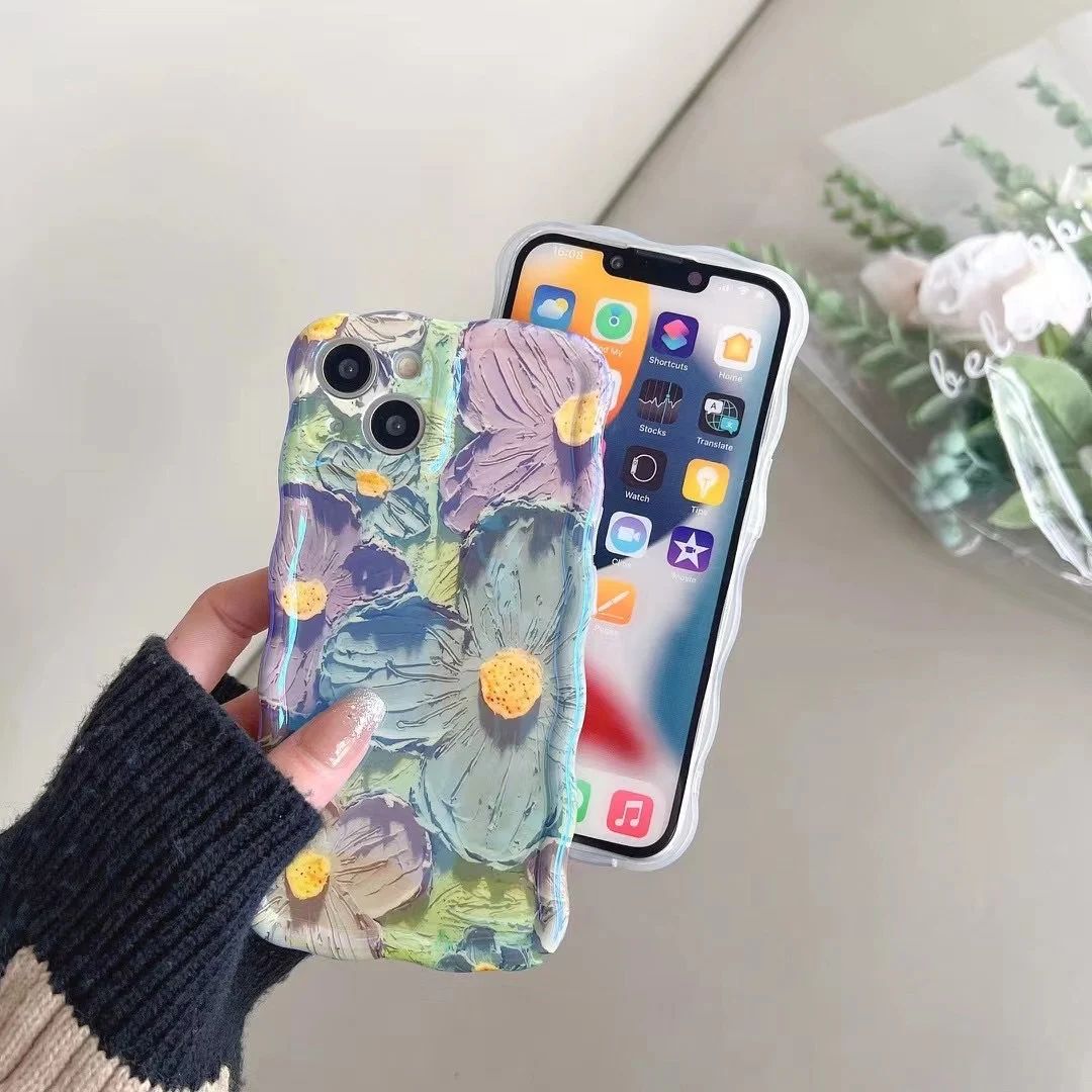 (Buy 1 Get 1 Free) Floral Oil-Paint iPhone Case