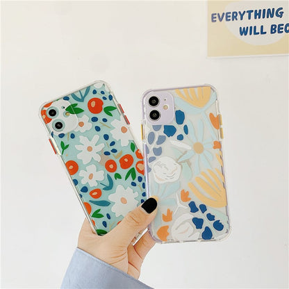 (Buy 1 Get 1 Free) Adorable Flower Transparent Case