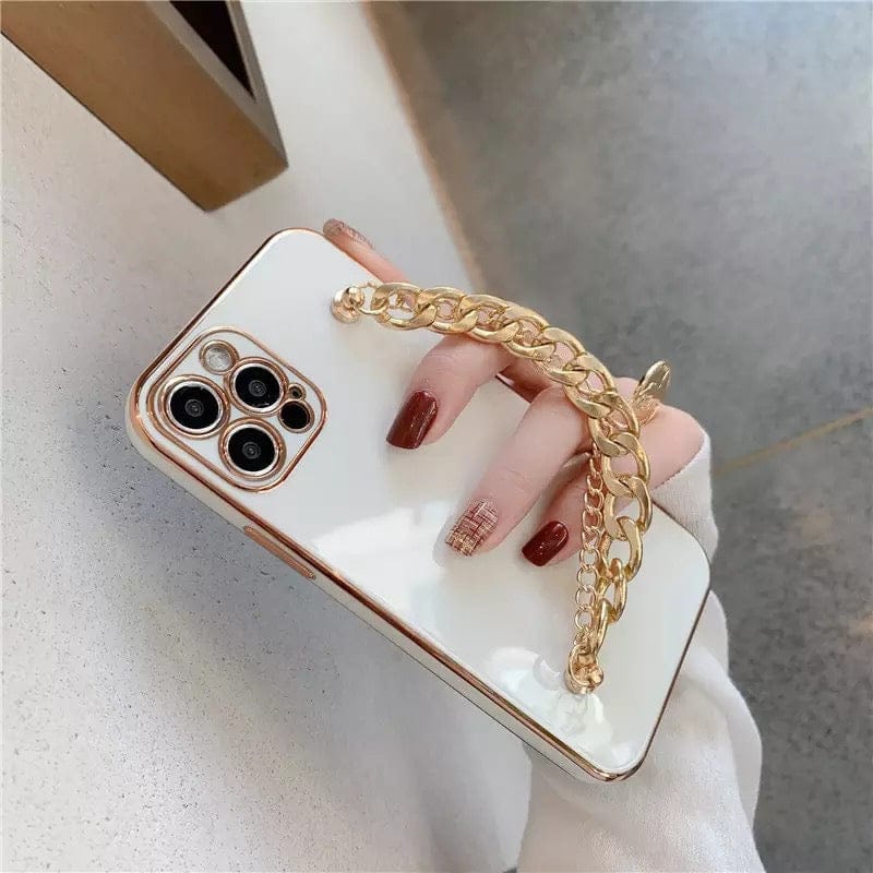 (Buy 1 Get 1 Free) Royal White Gold Chain Case