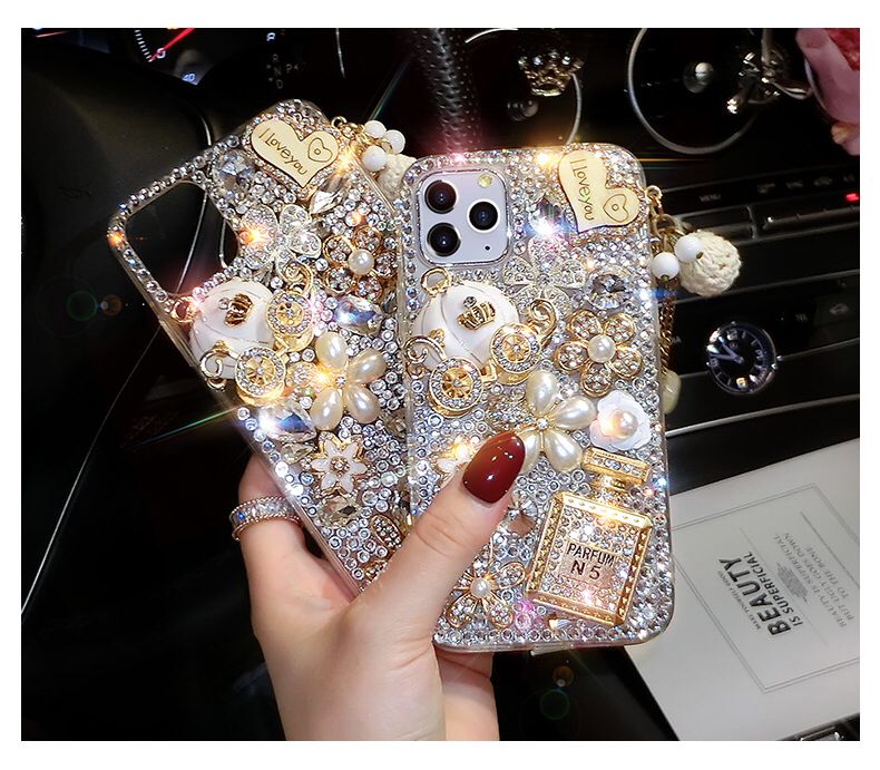 (Buy 1 Get 1 Free) PARFUM N5 Crystal iPhone Cover