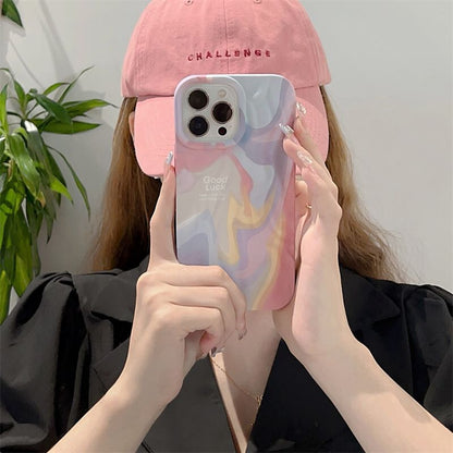 (Buy 1 Get 1 Free) Multi Color Wavy Texture iPhone Case 0 Reviews