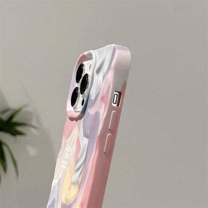 (Buy 1 Get 1 Free) Multi Color Wavy Texture iPhone Case 0 Reviews