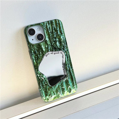 (Buy 1 Get 1 Free) Forest Green-Silver Holder Case