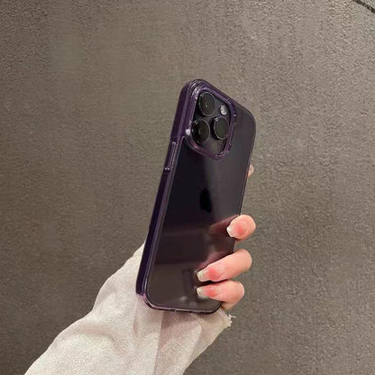 (Buy 1 Get 1 Free) Luxury Clear Back Hard Case - iPhone