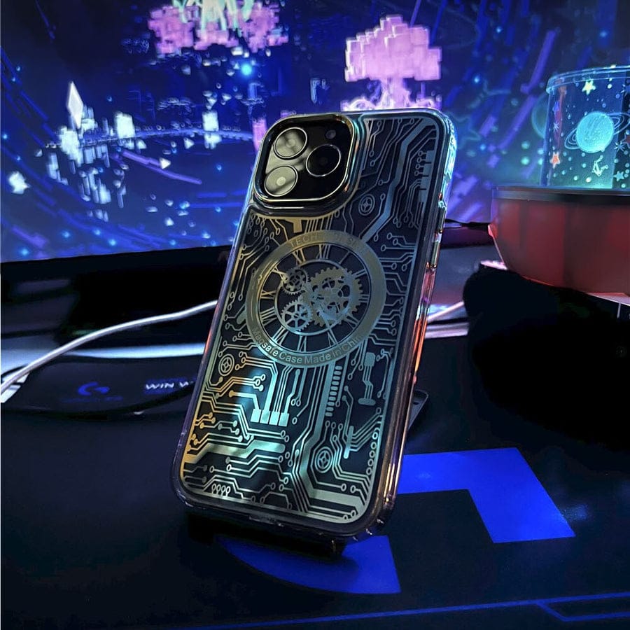 (Buy 1 Get 1 Free) MagSafe Edition Mecha Transparent Case - iPhone