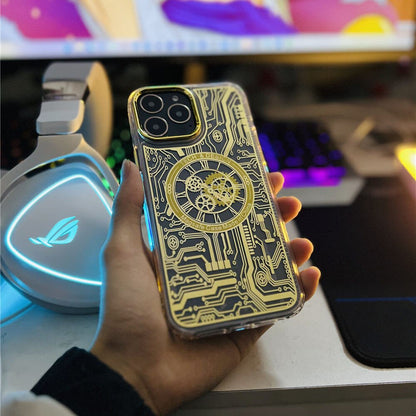 (Buy 1 Get 1 Free) MagSafe Edition Mecha Transparent Case - iPhone