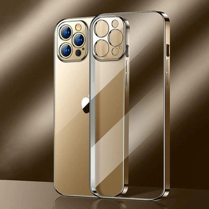 (Buy 1 Get 1 Free) Transparent Plating Camera Protection Case - iPhone