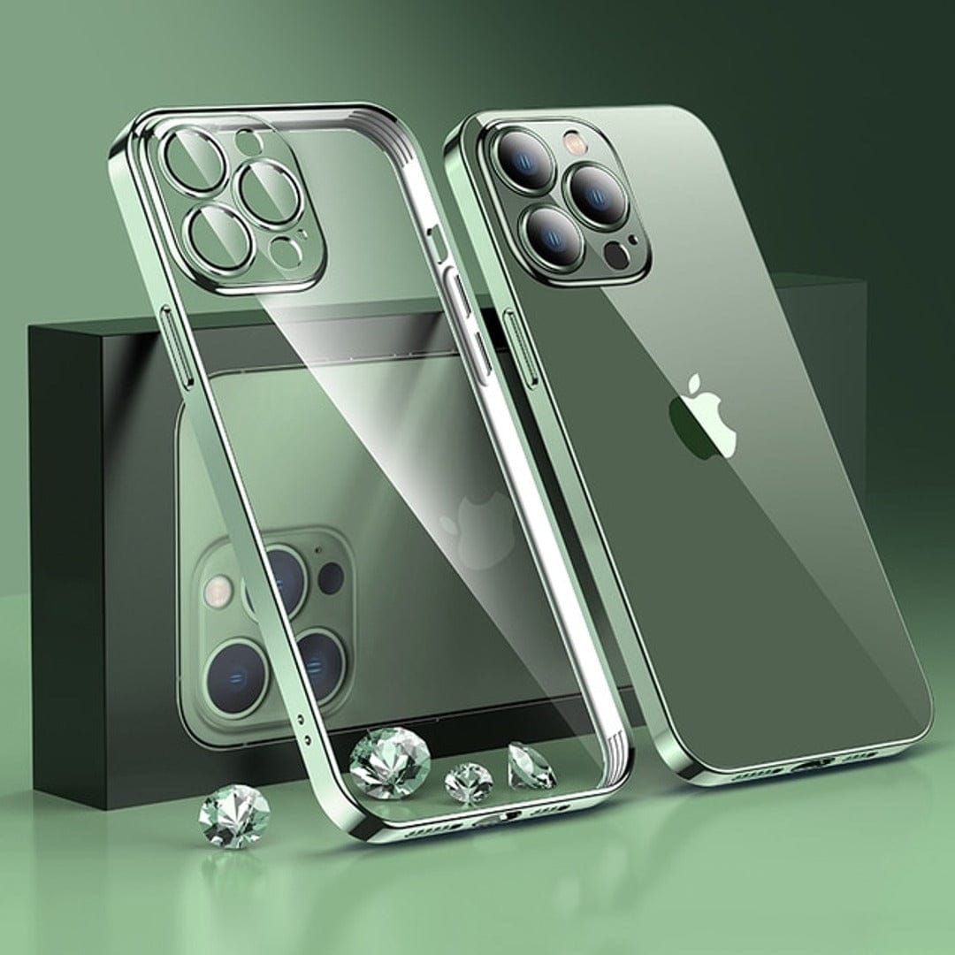 (Buy 1 Get 1 Free) Transparent Plating Camera Protection Case - iPhone
