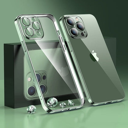 (Buy 1 Get 1 Free) Transparent Plating Camera Protection Case - iPhone