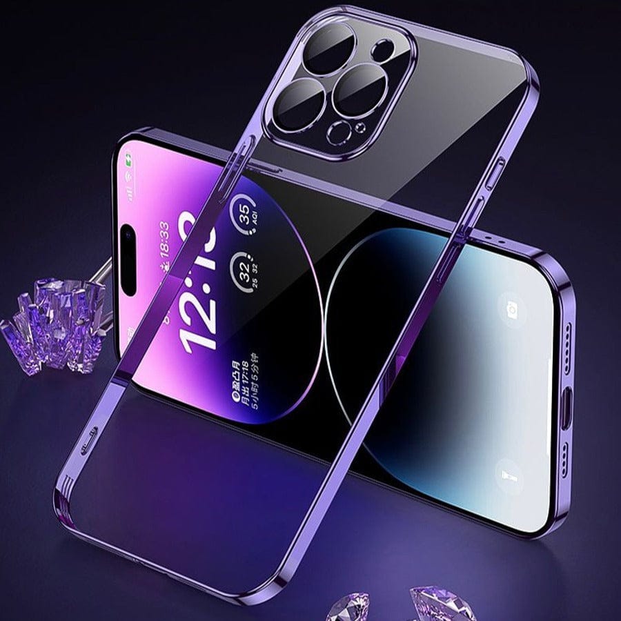 (Buy 1 Get 1 Free) Transparent Plating Camera Protection Case - iPhone