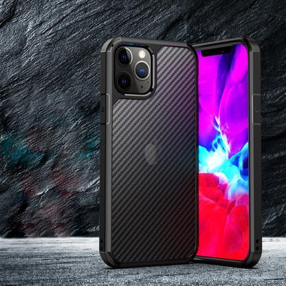 (Buy 1 Get 1 Free) Opaque Matte Carbon Fiber TPU Armor Case - iPhone
