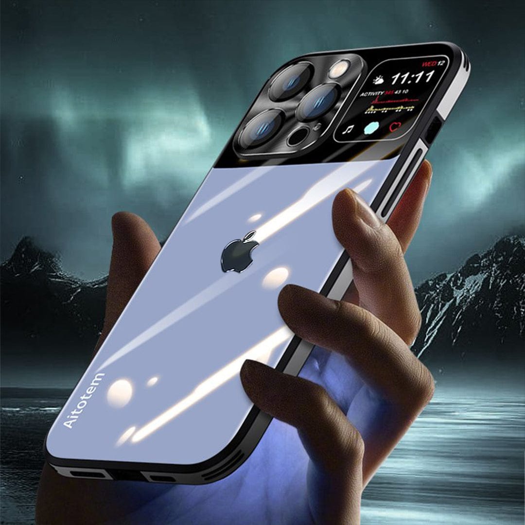 (Buy 1 Get 1 Free) Sleek Glossy Armor Window Glass Case - iPhone