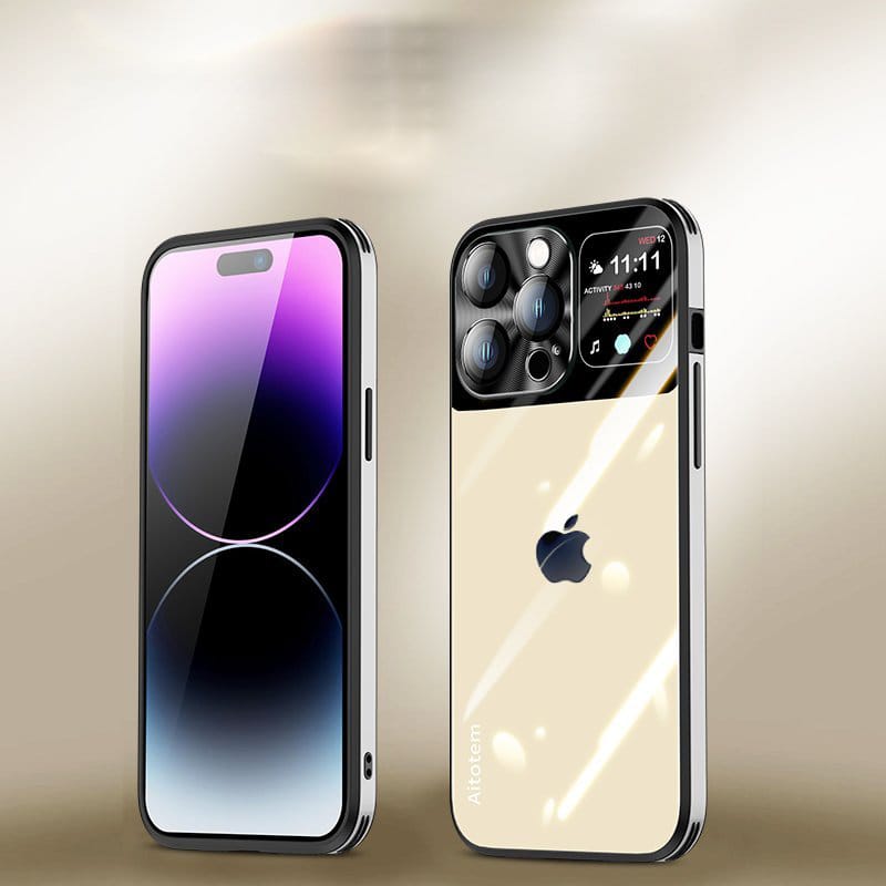 (Buy 1 Get 1 Free) Sleek Glossy Armor Window Glass Case - iPhone