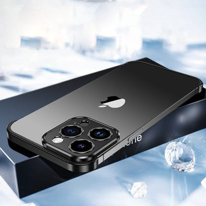 (Buy 1 Get 1 Free) Metallic Rim Shockproof Frame Case - iPhone