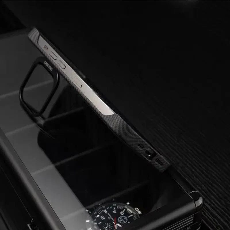 (Buy 1 Get 1 Free) Resilient Carbon Fiber Bracket Case - iPhone