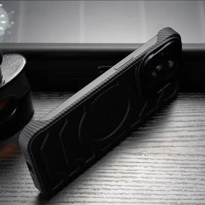 (Buy 1 Get 1 Free) Resilient Carbon Fiber Bracket Case - iPhone