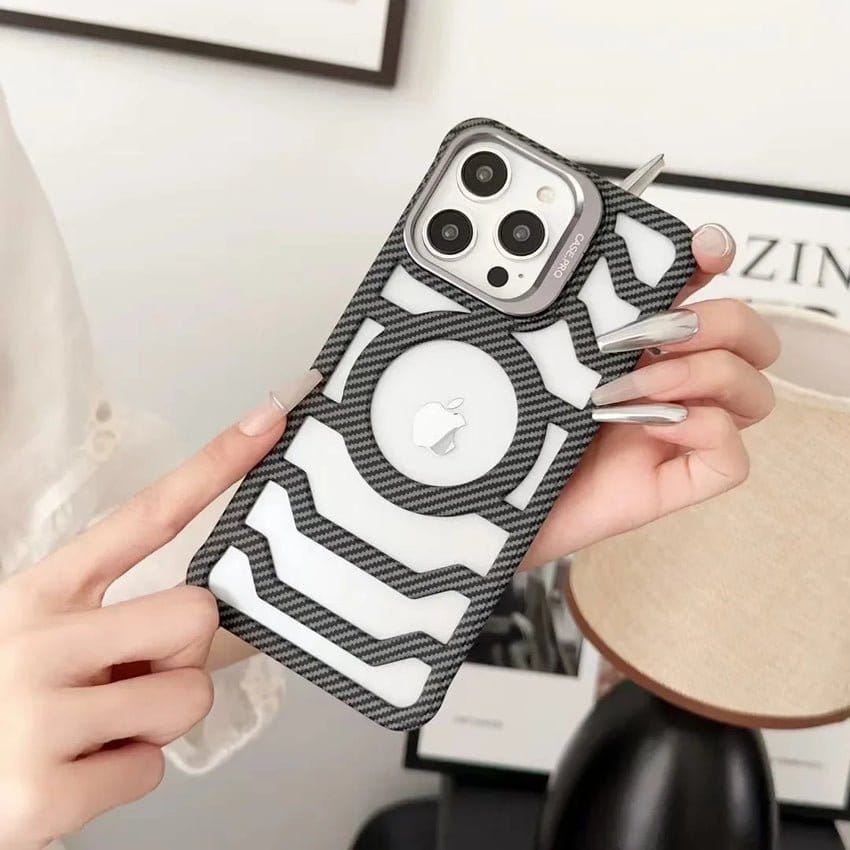 (Buy 1 Get 1 Free) Resilient Carbon Fiber Bracket Case - iPhone
