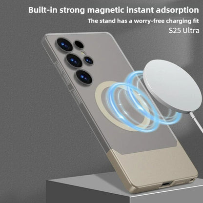 (Buy 1 Get 1 Free) Double Tone Translucent Matte Magsafe Case - Samsung