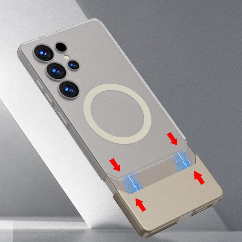 (Buy 1 Get 1 Free) Double Tone Translucent Matte Magsafe Case - Samsung