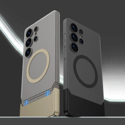 (Buy 1 Get 1 Free) Double Tone Translucent Matte Magsafe Case - Samsung