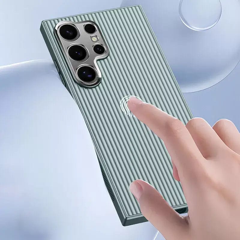 (Buy 1 Get 1 Free) Elegant Pinstripe Pattern Matte Case - Samsung