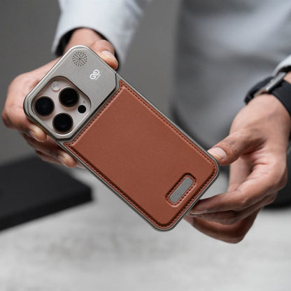 (Buy 1 Get 1 Free) Leather Case With Titanium Frame