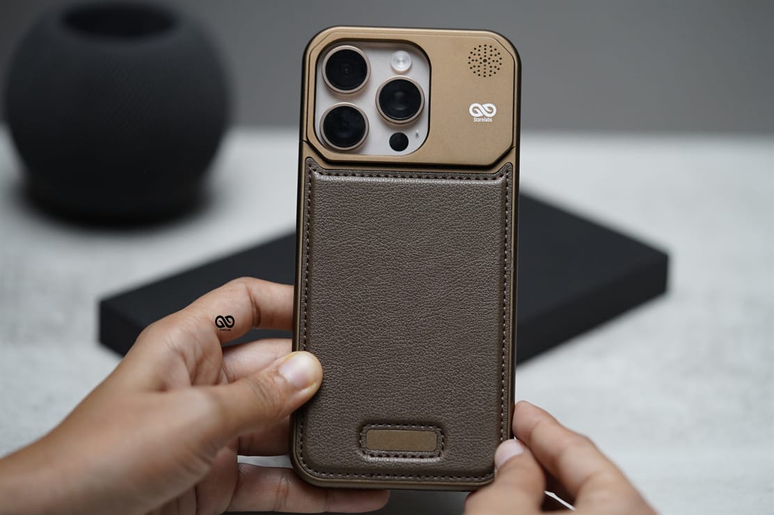 (Buy 1 Get 1 Free) Leather Case With Titanium Frame