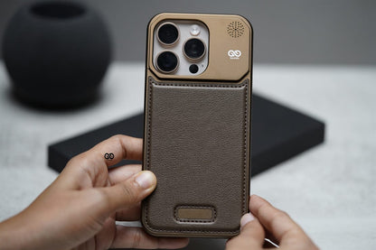 (Buy 1 Get 1 Free) Leather Case With Titanium Frame