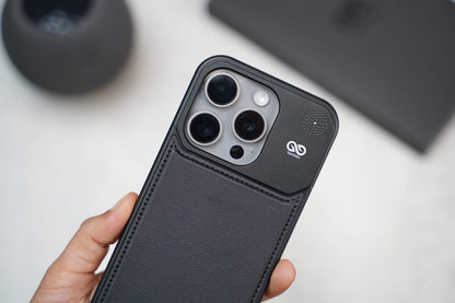 (Buy 1 Get 1 Free) Leather Case With Titanium Frame