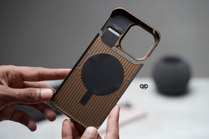 (Buy 1 Get 1 Free) Leather Case With Titanium Frame