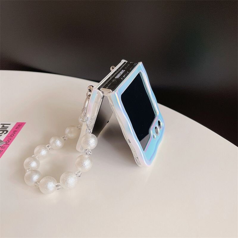 (Buy 1 Get 1 Free) Luxury Silk Pearl Samsung Flip Case