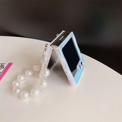 (Buy 1 Get 1 Free) Luxury Silk Pearl Samsung Flip Case