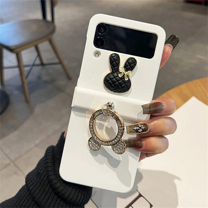 (Buy 1 Get 1 Free) Black Bunny Samsung Flip Case