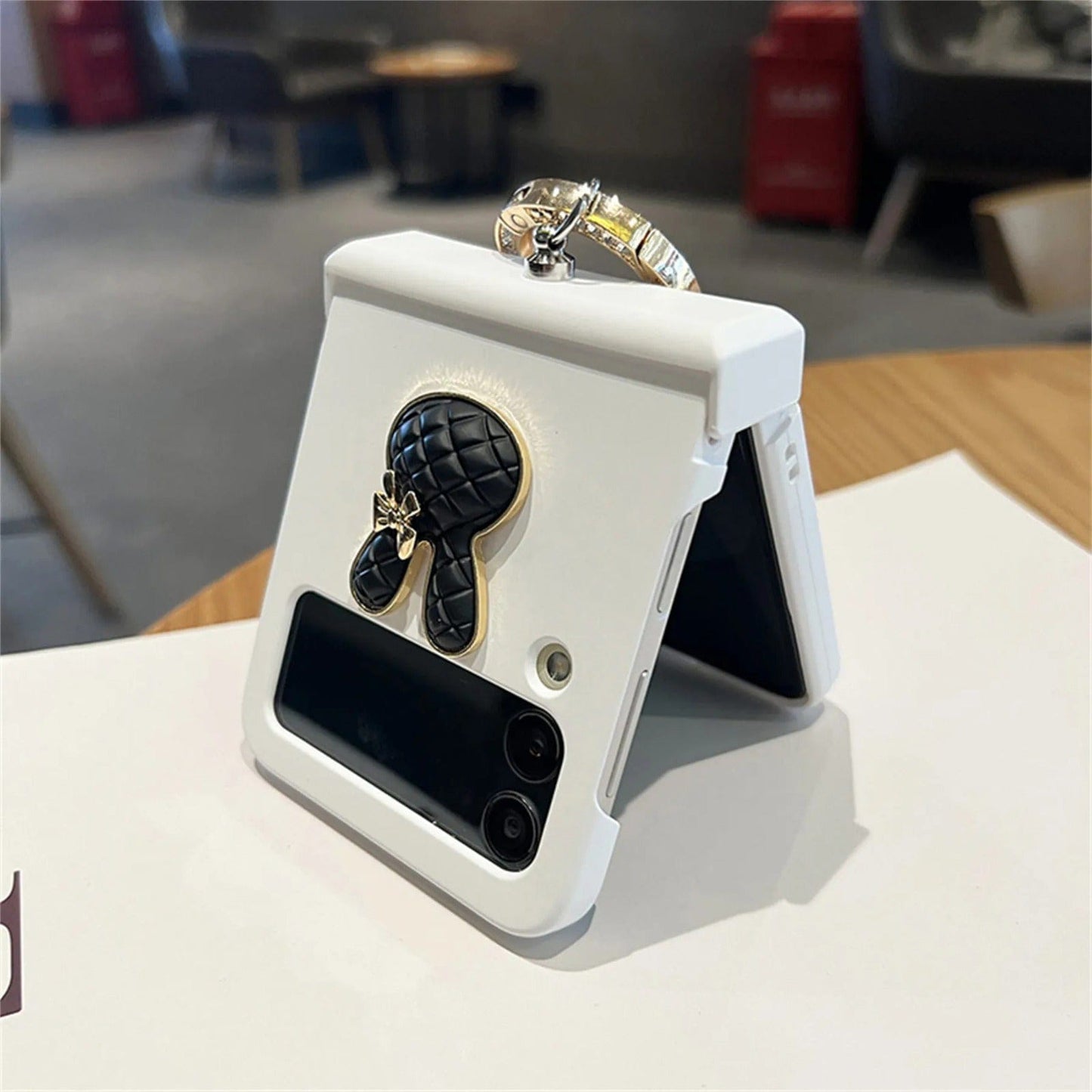 (Buy 1 Get 1 Free) Black Bunny Samsung Flip Case