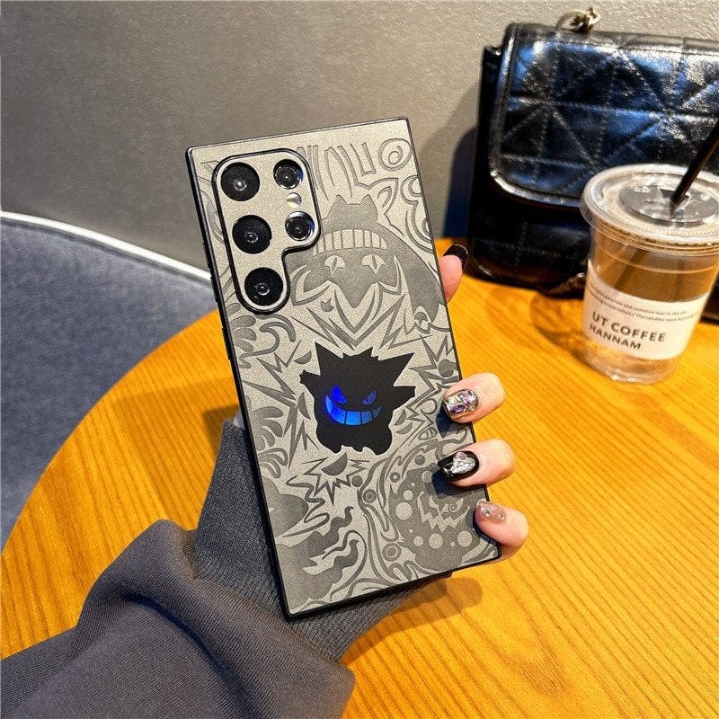 (Buy 1 Get 1 Free) Artistic Anime Leather Emboss Case - Samsung