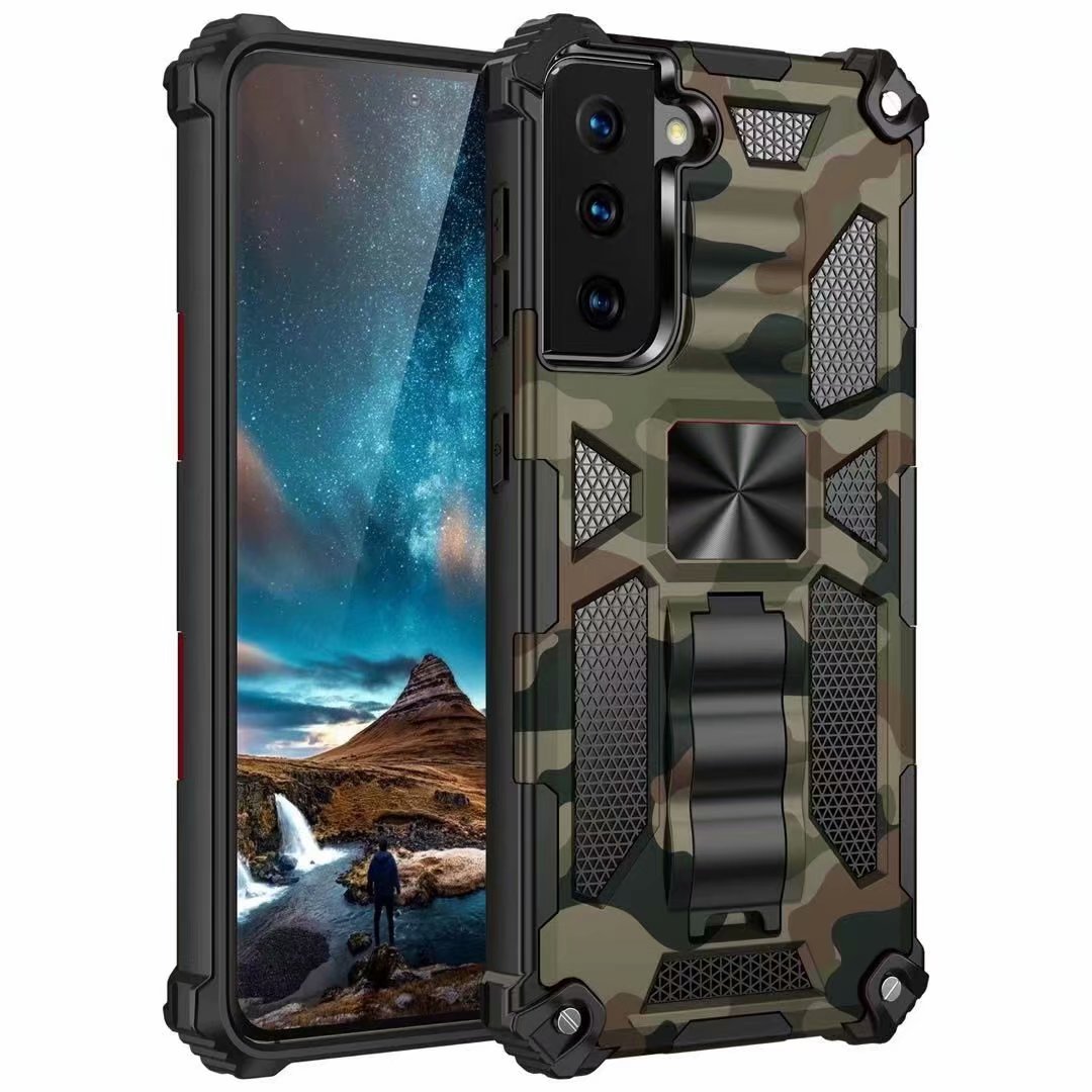 (Buy 1 Get 1 Free) Robust Military Impact Armor Kickstand Case - Samsung