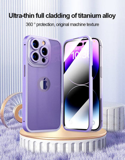 (Buy 1 Get 1 Free) Titanium Alloy Ultra Thin Metal Case with Camera Protection
