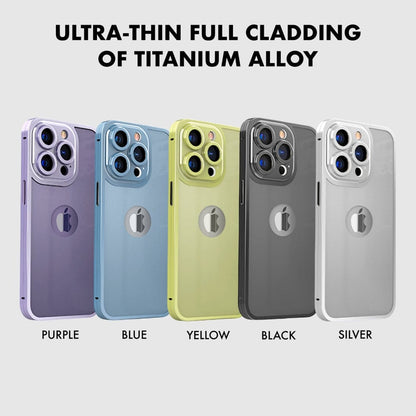 (Buy 1 Get 1 Free) Titanium Alloy Ultra Thin Metal Case with Camera Protection
