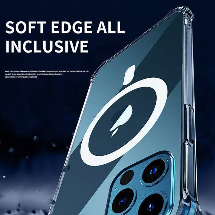 (Buy 1 Get 1 Free) Mag Safe Transparent Shockproof Clear Case