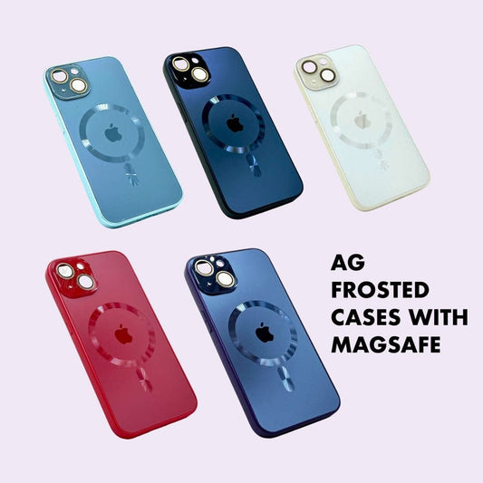 (Buy 1 Get 1 Free) New AG Frosted MagSafe Case with Camera Lens Protection