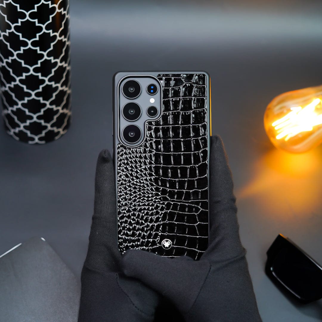 (Buy 1 Get 1 Free) Crocodile Pattern Genuine Leather Case