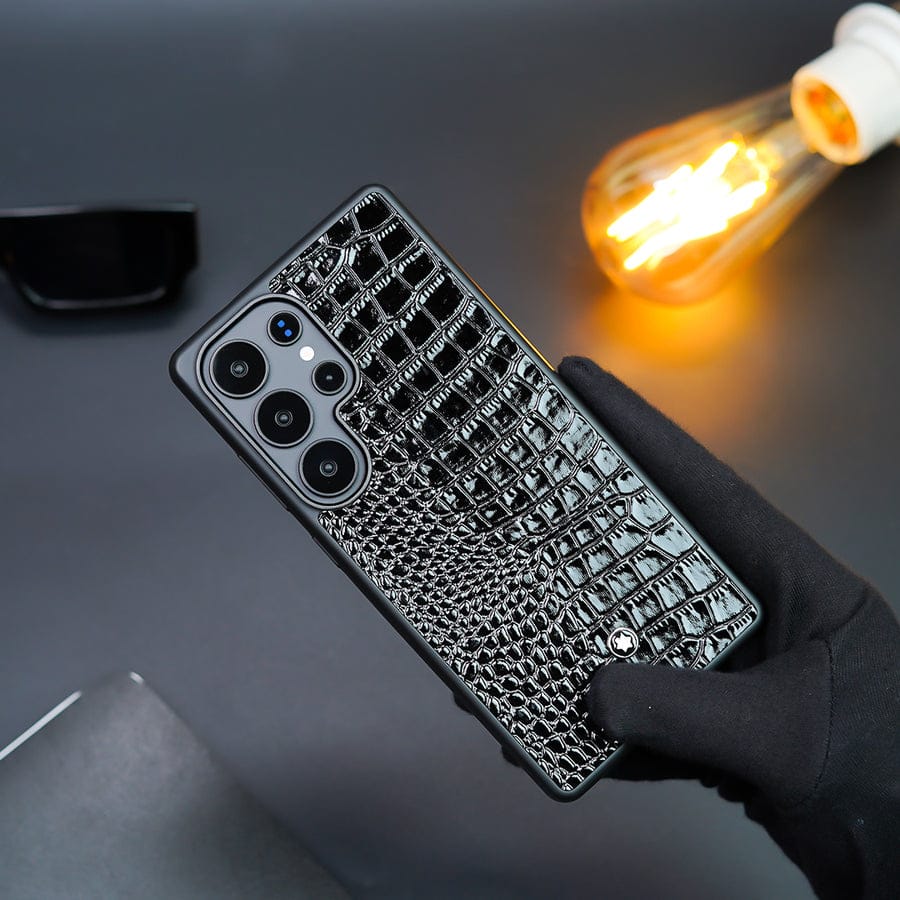 (Buy 1 Get 1 Free) Crocodile Pattern Genuine Leather Case